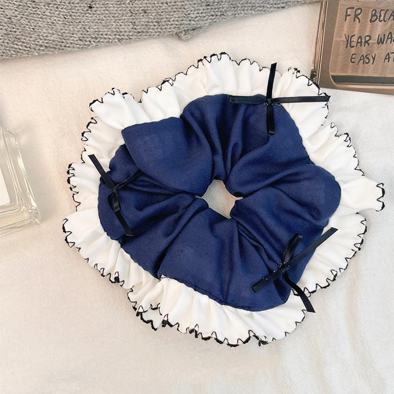 

Милая резинка для волос в клетку с бантом из сшитых лоскутов, большая резинка-скранчи для женщин и девочек, резинка для волос, резинка, повязка для волос, модные аксессуары для волос