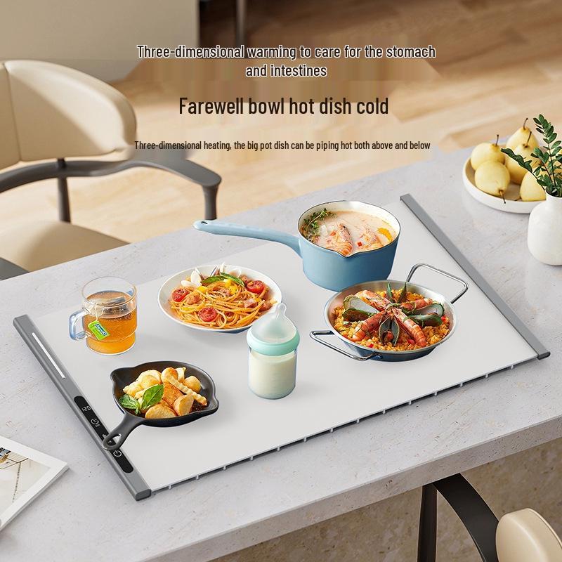 Portable Foldable Silicone Dish Mat - Heating Pad for Home Dining Table