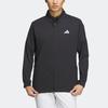 Adidas Solid Color Logo Golf Jacket Men Jackets Black HS9994