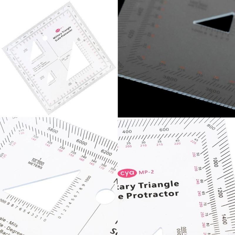 C90A Practical Military MGRS USNG Coordinate Scale MilitaryProtractor TransparentNavigation Topographical Map Scale China Mainland