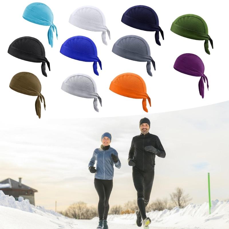 Berretto Bandana Sportivo Traspirante con Design a Rete Copricapo Unisex Sciarpa per la Testa per Attività Sportive all'Aperto Copricapo per Adulti