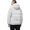 Li Ning Wade Series Hot Pot Down Jacket Waterproof Hooded Warm Men Jacket Chuan-Stone-Gray AYMT163-4