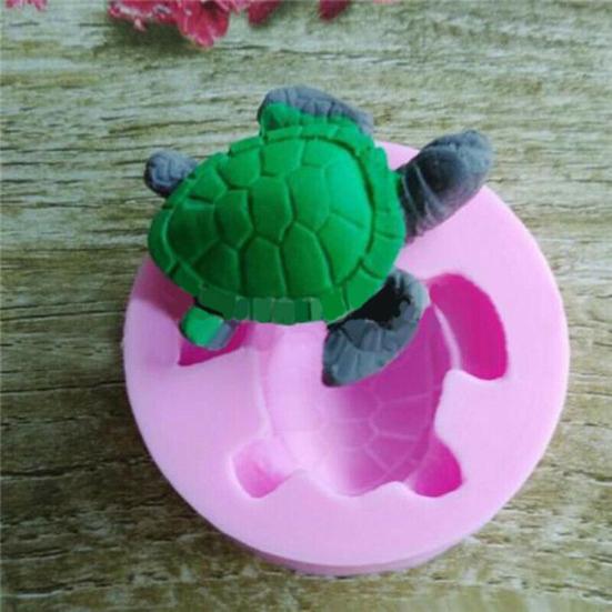 Turtle Cake Mold Fondant Soap Cookie DIY Mould Kitchen Baking Tool Accessories