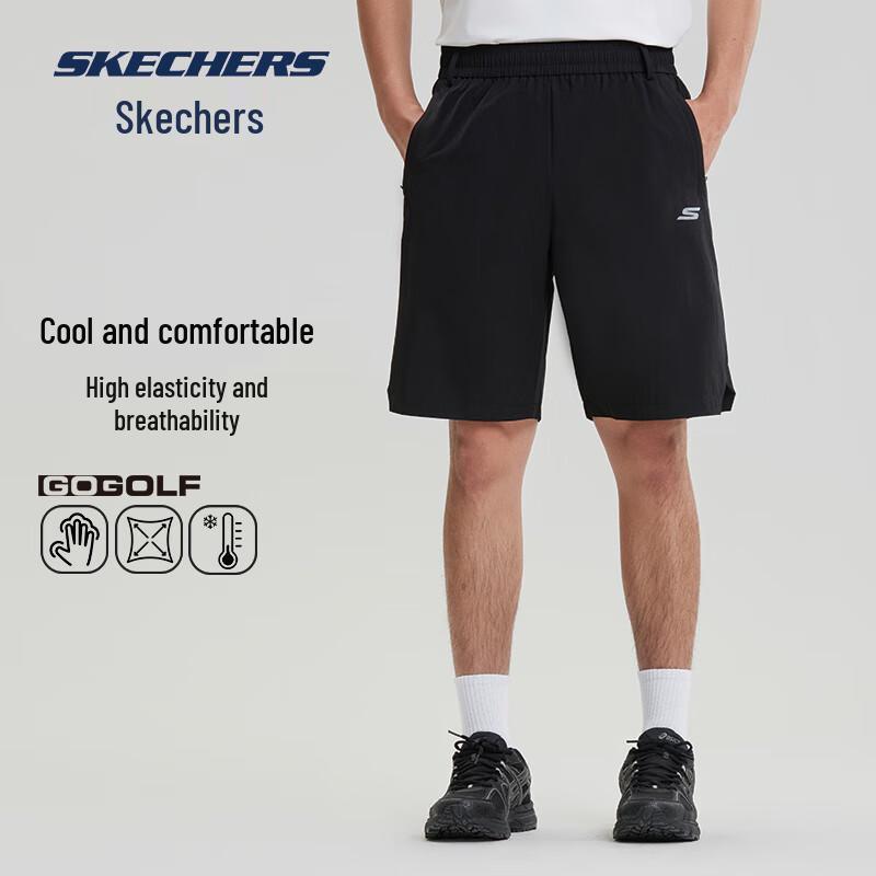 Skechers Men s Quick-Dry Zipper Pocket Performance Shorts L