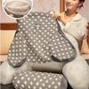 Plush Fur Soft Waist Pillow Bedhead Pregnant Women's Waist Protection Pillow Home Furnishing Sofa Decoration Printed Cushion