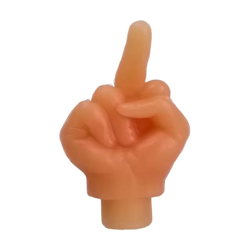 Araba Orta Parmak Şekillendirme Lastik Vana Kapağı Kişilik Dekor Tekerlek Nozulu Toz Geçirmez Su Geçirmez Lastik Vana Gövdesi Kapakları Aksesuarlar