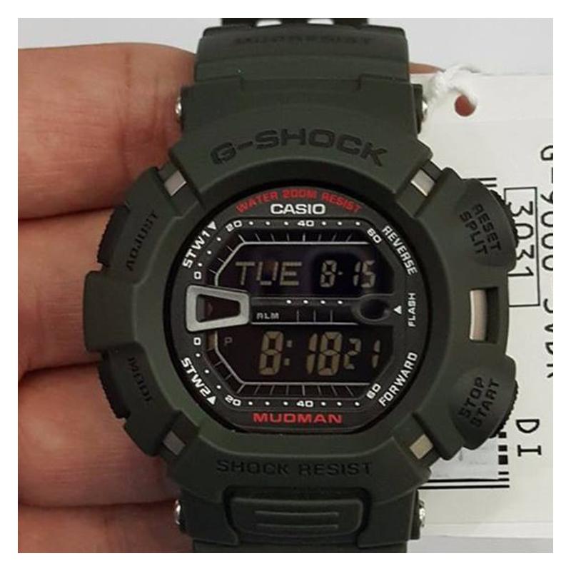 Casio G-SHOCK Series Dual Lighting Mudproof Dustproof Impact Resistant Low Temperature Waterproof Multifunctional Sports Mountain Racing G-9000-3V