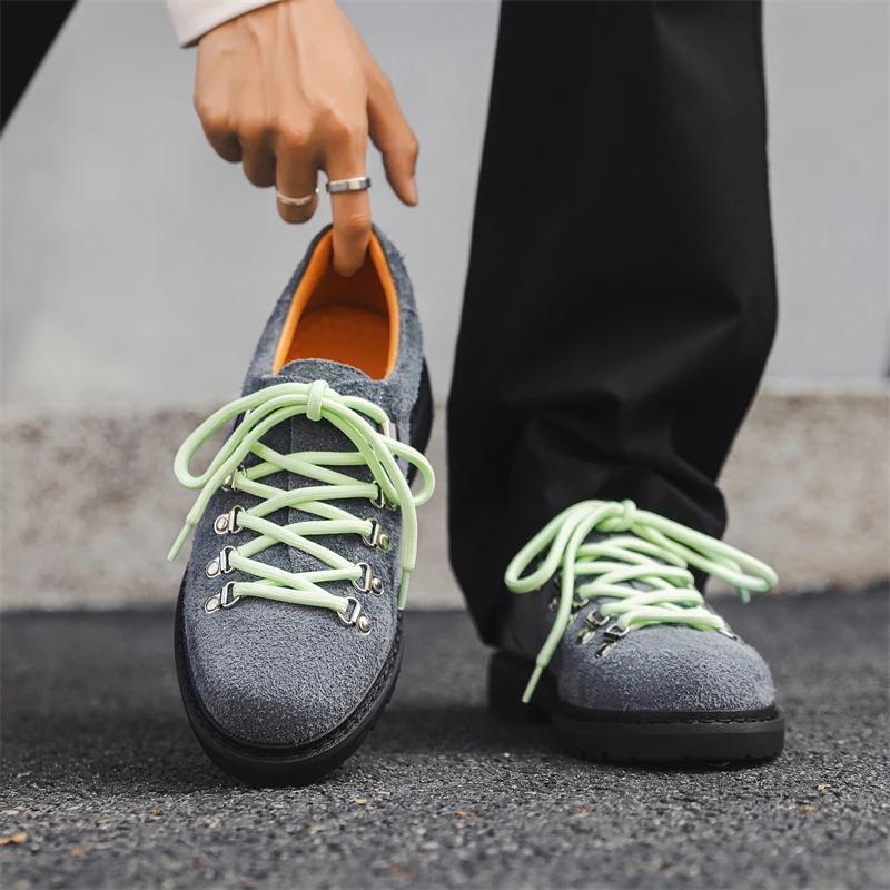 Mode 2025 Herbst Winter Neue Modische Personalisierte Qualität Herren Freizeitschuhe Dicke Sohle Bequem Schlicht Hübscher Charme