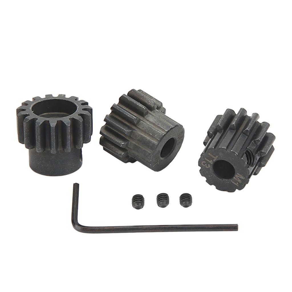 M1 Pinion Gear Sets Hardened Steel Anti Rust 13T 14T 15T 5mm RC Car Motor Pinion Gear Set for 1:8
