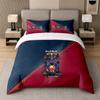Juego de Ropa de Cama de 3 Piezas Red Bull Racing Sábana Suave y Dos Fundas de Almohada Decoración para Dormitorio del Hogar