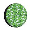 St. Patrick's Day Clover Shaped Spare Tire Cover Universal 4WD 4x4SUV Wheel Protective Cover Automotive Accessories 14"15"16"17