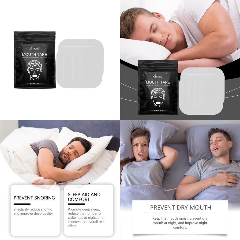Ximonth Anti-snoring Patches 30 Pieces Gentle Comfort For Peaceful Sleep Experience