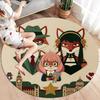 Spy Family Round Area Rug Carpet Rug For Living Room Bedroom Sofa Playroom Decor Nonslip Floor Mat
