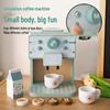 Wooden Coffee Maker Play Set for Kids Ages 3-6 - Mini Kitchen Toy for Early Education