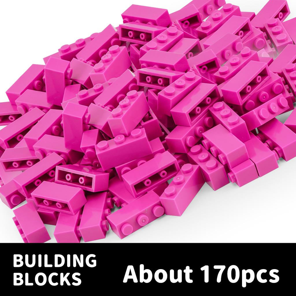 200g1x3 High Brick Multi Colour Timeless Basic Parts Building Imaginative Playthings Building Blocks Playthings Add-ons Fitting