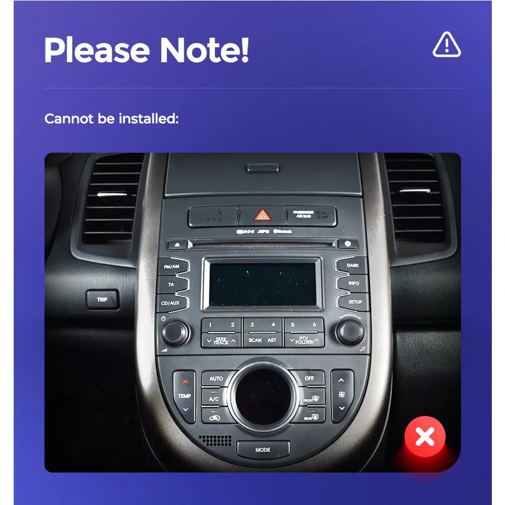 4G WIFI Android Car Radio For KIA Soul 2008-2011 Multimedia Video Player Navigaion GPS Carplay Auto Head Unit Stereo 8+128GB