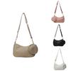 Trendy Retro Pu Shoulder Bag Stylish Solid Color Crossbody Bag For Daily Use