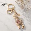 Decorative Keychain Rhinestone Sheep for Backpack, Sparkly Goat Car Key Ring, Lamb Pendant Backpacks and Handbags Charm