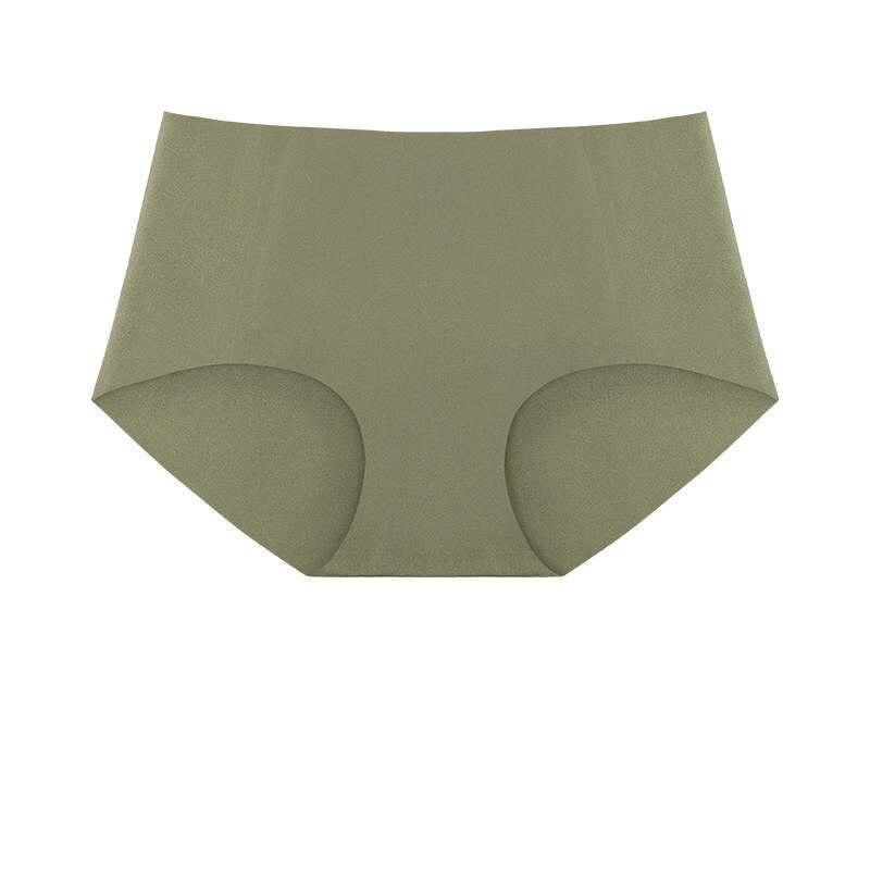 FINETOO Women Seamless and Traceless Panties Solid Antibacterial Lingerie Silk Fabric for Sports Yoga Briefs
