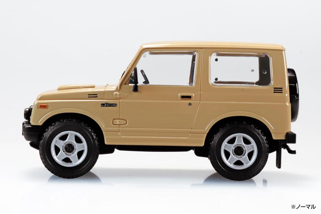 Aoshima Bunka Kyozai Rakupura Snap-Bausatz Suzuki JA11 Jimny Custom-Räder Maßstabs-Plastikmodellbausatz Co., Ltd.. (AOSHIMA) Nein. 18CU-KI (khaki) 1/32