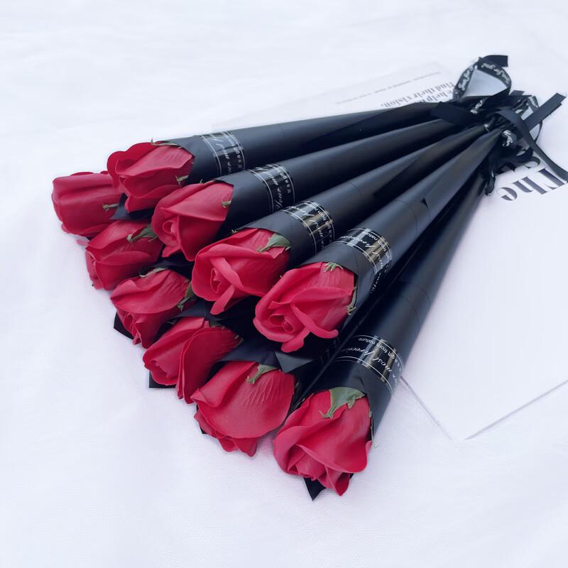 Rose Scented Soap Flowers (10-Pack)