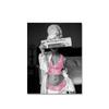 Black and Pink Toilet Posters Fashion Pink Woman Canvas Paintings And Prints HD Pictures For Washroom Bathroom Decor Frameless