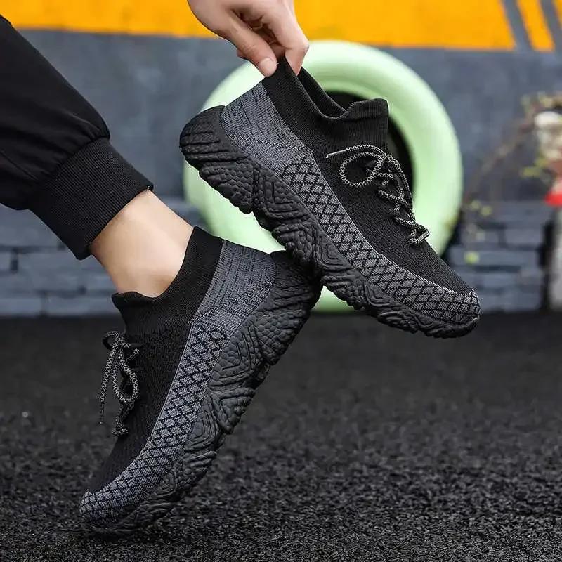 Winter Thick Sole Sneakers Brown Casual Mens Sport Shoes Luxury Basketball Men Shose Practice Foreign Trends Festival