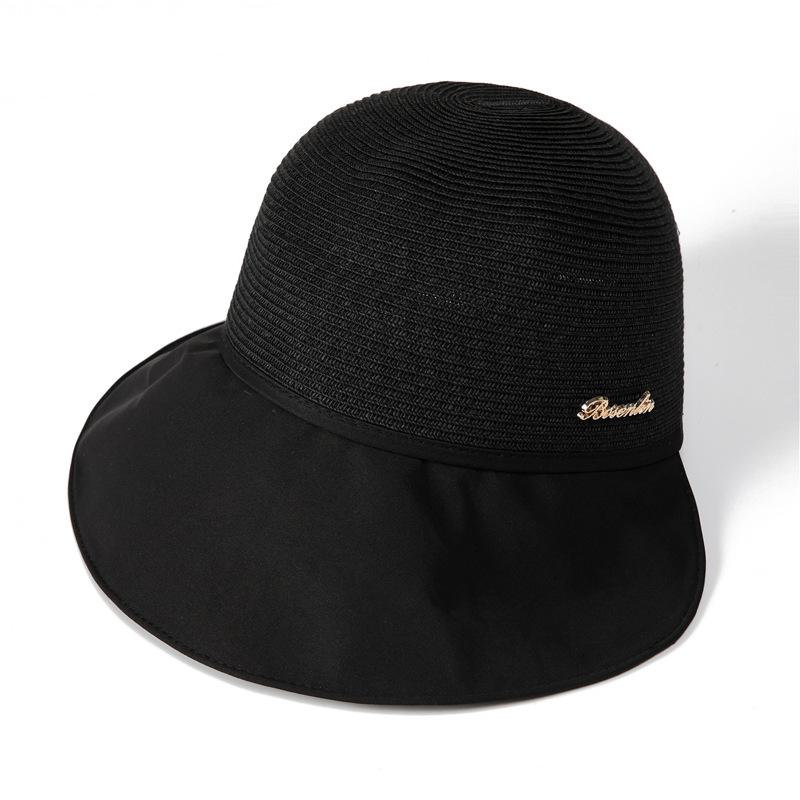 Hat Female Summer Cap Summer Sun Protection Sun Hat Foreign Style Sun Hat Cold Hat Straw Hat