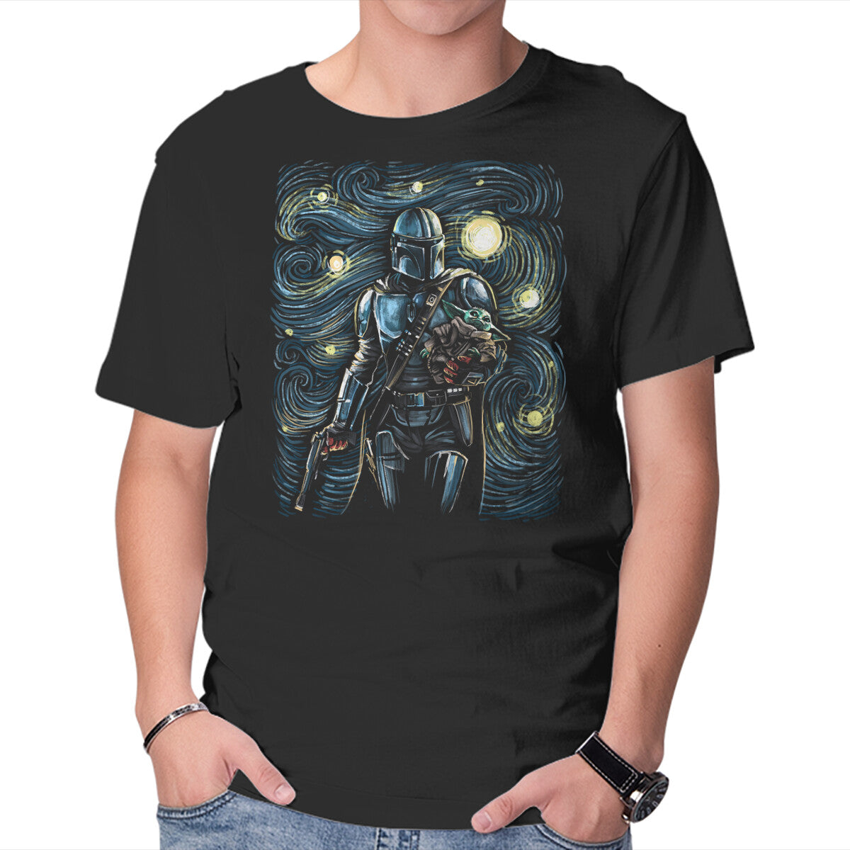Unisex Crew Neck T-Shirt Starry Way Graphic Short Sleeve Casual Tee XXXXL