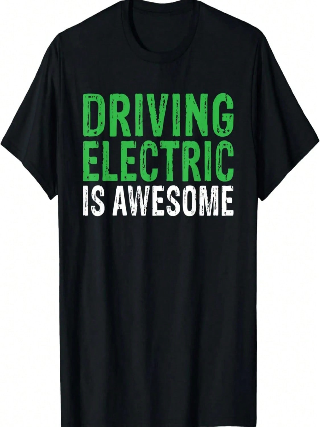 Driving Electric Is Awesome EV Electric Vehicle T-Shirt S разноцветный
