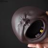 Purple Clay Ashtray Creative Yawning Figures Ash Tray Home Office Table Smoking Accessories for Weed Ashtrays Gift for Boyfriend