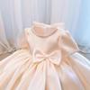 Mädchen Prinzessinnenkleid Champagner Formelles Kleid Hochzeitsfeier Aufführung Kinder Anlass