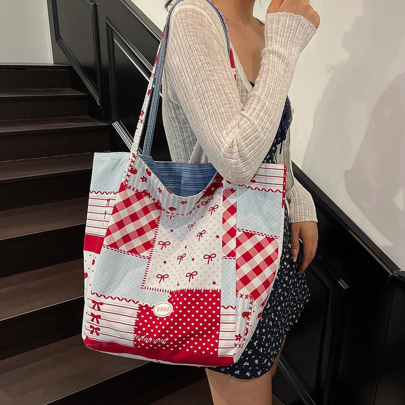 2025 Summer New Foreign Style Texture Simple Large Capacity Bag Fashion Trend Casual Women Shoulder Tote Bag
