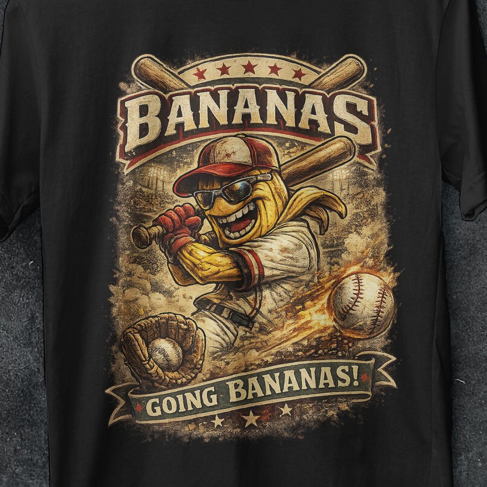 Banana Baseball T Shirts, Savannah Bananas, savannah bananas baseball, bananas baseball shirt, Vintage Shirt, gift for friends, Banana gifts XL