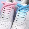 Colorful Shoe Laces Flat for Casual Canvas White Shoes Rainbow Shoelaces Do Not Fade Shoelace Men and Women Universal 1 Pair