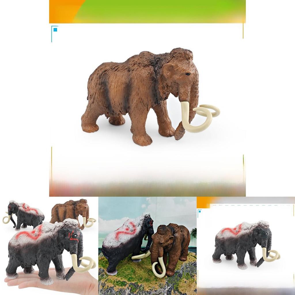 Wild Mammonteus Model For Kids Educational Decor With Pvc Material