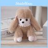 Plushie Poodle Cute Keychain Realistic Animal Shape Gift Decoration Backpack