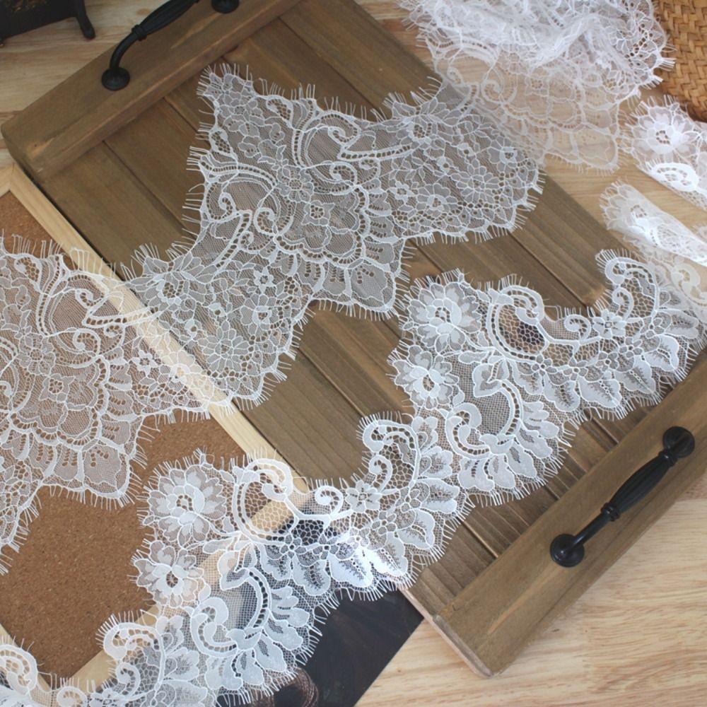 3 Yard Hollowed Out Lace Bearded Edge Lace Ribbons Trim Wedding Embroidery Wedding Dress