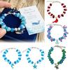 Zierlicher Schmuck für den Sommerurlaub Meeresglas Segensarmband, Handgefertigtes Tier-Charm Verstellbares Ozean-Geburtstagsgeschenk für Sie Inspiriert Strandarmbänder,