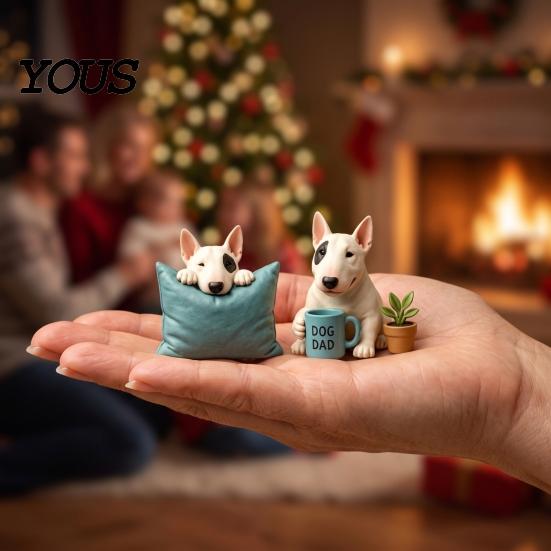 December Daily Holiday Celebration Dog Advent Calendar 2026, 24-Day Christmas Countdown with 24 Acrylic Pet Themed Xmas Present Cute
