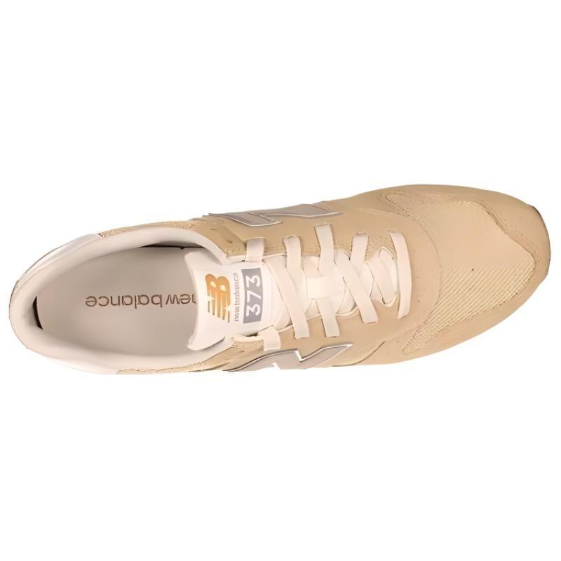 New Balance Men's 373 Beige Suede & Mesh Lifestyle Sneakers ML373QF2