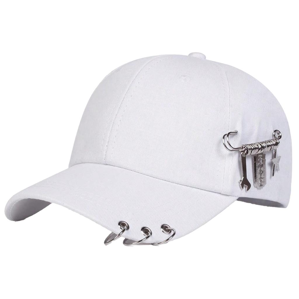Unisex Iron Ring Baseball Caps Spring And Autumn Outdoor Adjustable Casual Hats Hip Hop Hat Sunscreen Hat