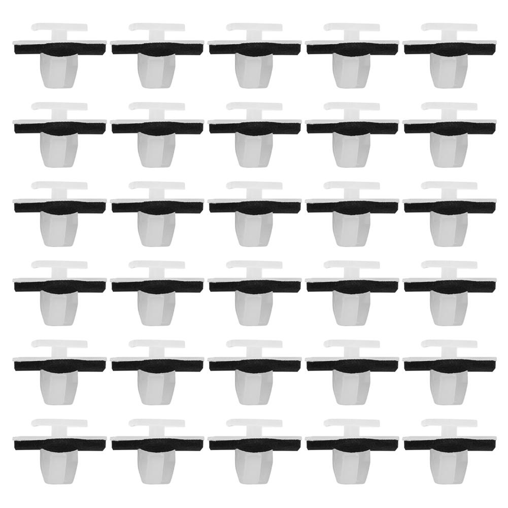50x Nylon Moulding Clips Rocker Panel Retainer W/ Sealer For-Hyundai 87756-2E000