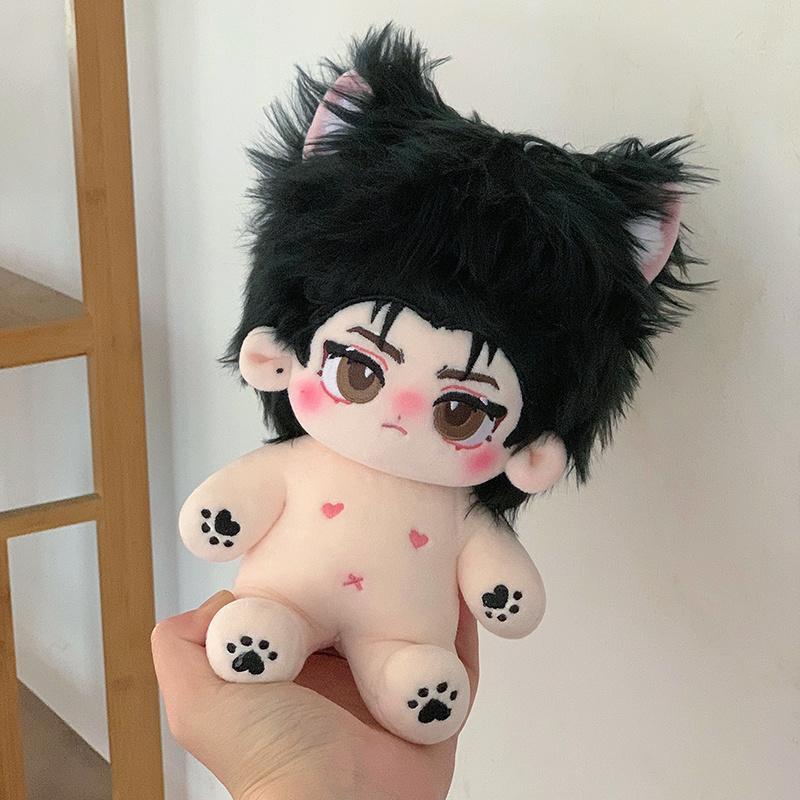 20cm Cute Cartoon Plush Anime Figure Idol Dolls Stuffed Toy Kawaii Cotton Doll Can Change Clothes Birthday Gift for Kids