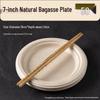 Biodegradable Sugarcane Pulp Plates