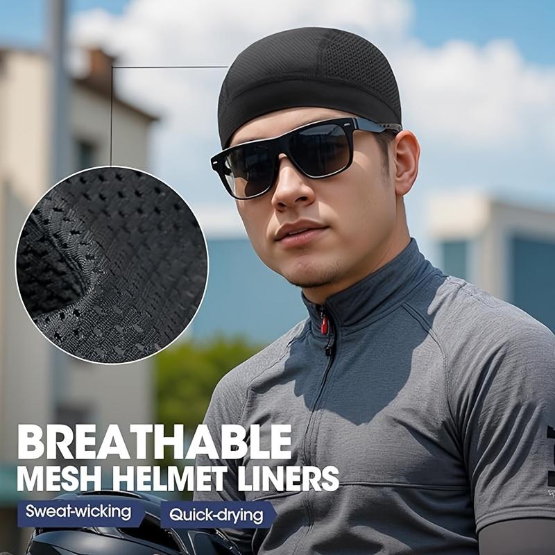 A Cap Designed for Outdoor Cycling In Spring And Summer, Featuring a Breathable Mesh Fabric. This Fitness Beanie Is Portable And Quick-Drying