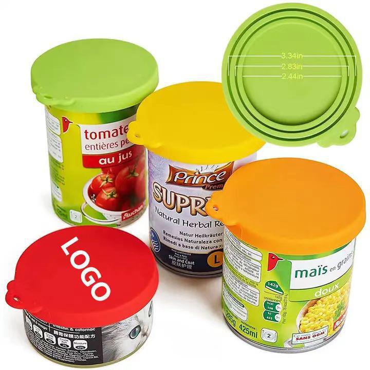 Silicone Pet Food Lid – Moisture-Proof, Dustproof, Durable, Fresh-Keeping for Dog Food Cans