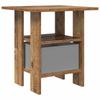 Nightstand 2 Pcs Reclaimed Wood Look 41 X 40 X 45 Cm Engineered Wood