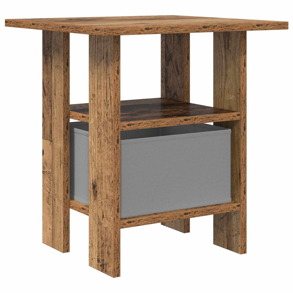 Nightstand 2 Pcs Reclaimed Wood Look 41 X 40 X 45 Cm Engineered Wood