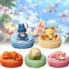 Snorlax Charmander Slowpoke Rowlet Meowth Toy Sleep Model Gift Christmas